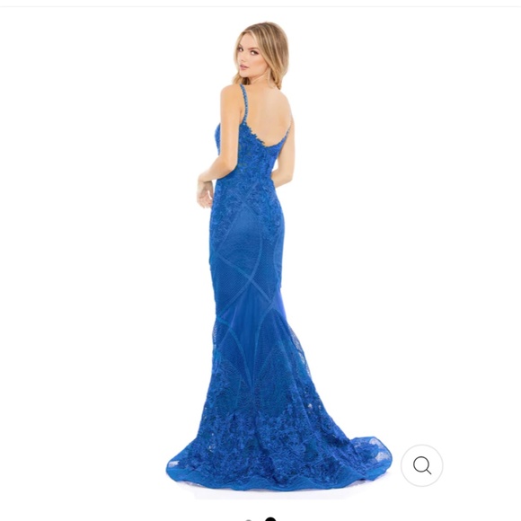 NWOT MAC DUGGAL LACE MERMAID GOWN SIZE 2 Style 79082 - Picture 2 of 9